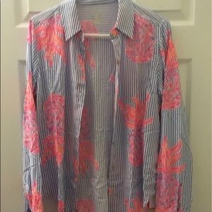 SOLD NWT Lilly Pulitzer rum swizzle blouse